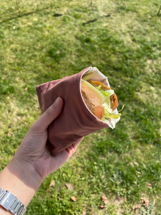 Snackspåse, Blommor Vit