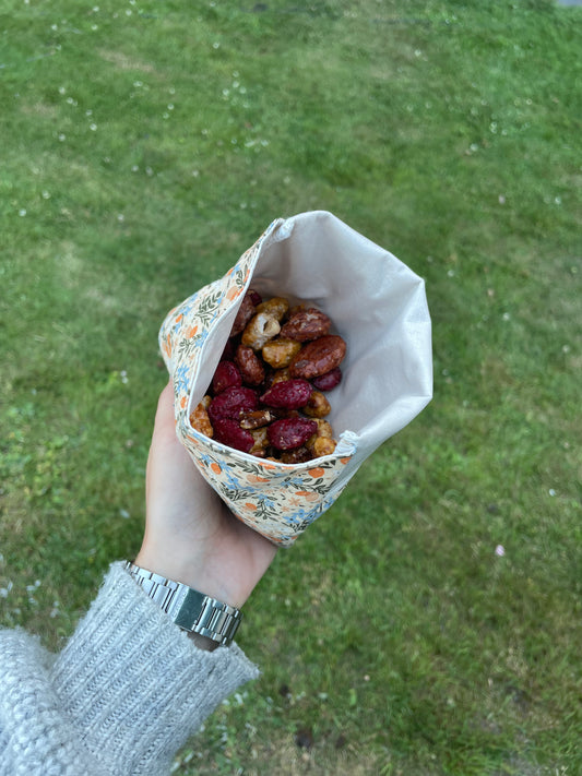 Snackspåse, Blå Pion