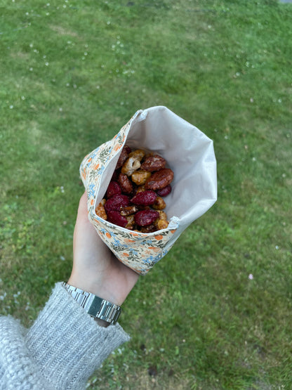 Snackspåse, Gul Prickig